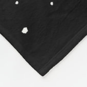 Funny Dad Bear Christmas Saint Hat Couples Family  Fleece Deken (Hoek)