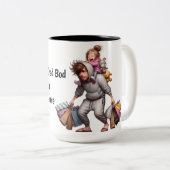 Funny Dad Coffee “Father Figure”  Dad Bod Mug (Devant droit)