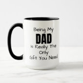 Funny Dad Coffee Mok (Links)