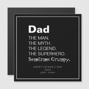 Funny Dad Day Gezegde Personalized Magnet