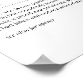 Funny Dad Definition Poster (Hoek)