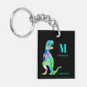 Funny Dad Dinosaur Quote Personalized Sleutelhanger (Voorkant Links)