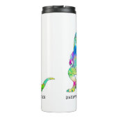 Funny Dad Dinosaur Quote Thermosbeker (Achterkant)
