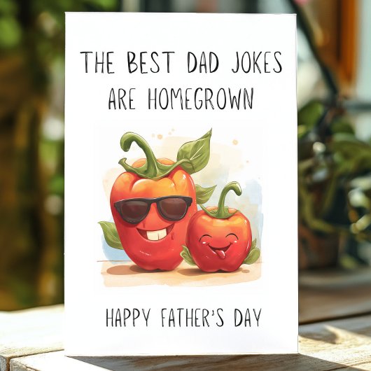 Funny Dad Joke Garden Vaderdag Kaart