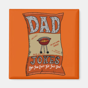 Funny Dad Jokes Fathers Day Grilling Quote T-Shirt Magneet