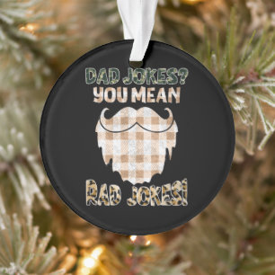 Funny Dad Jokes   VADERDAG   Rad Jokes Ornament