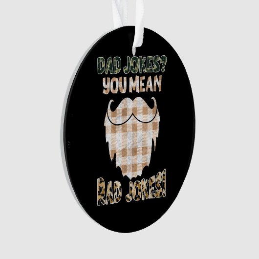 Funny Dad Jokes | VADERDAG | Rad Jokes Ornament (voorkant)