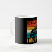 Funny Dad LandScaper Gift For Father's Day Koffiemok (Voorkant links)