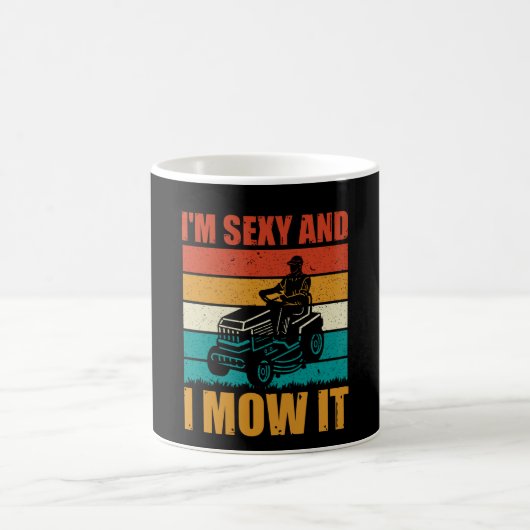 Funny Dad LandScaper Gift For Father's Day Koffiemok (Center)