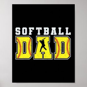 Funny Dad Life Softll Verkoop Opa Vaderdag Poster