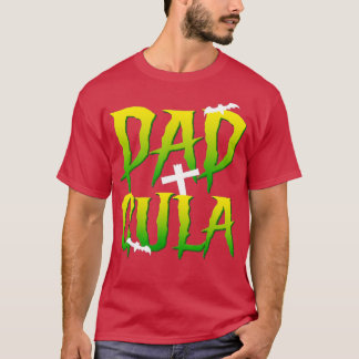 Funny Dad Papa Dracula Monster Costume Halloween T-shirt