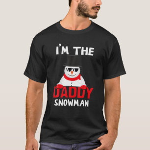 Funny Dad Snowman Matching Group Family Christma T-shirt