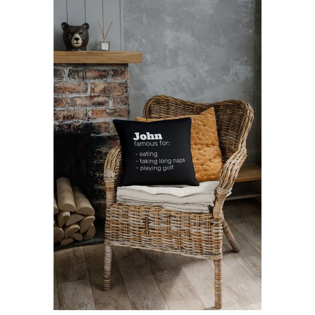 Funny Dad Vaderdag, Novelty Gift Personalized Kussen (Creator heeft geüpload)