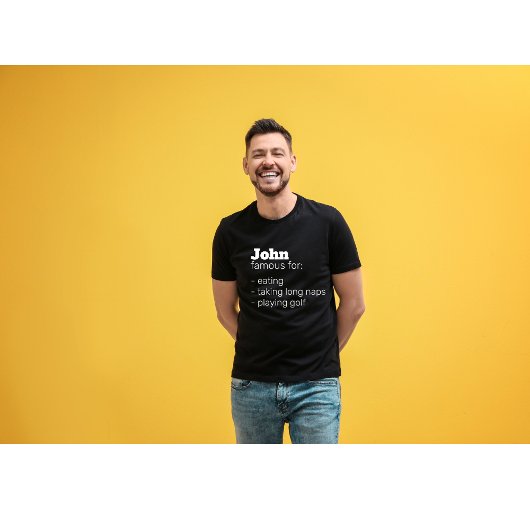 Funny Dad Vaderdag, Novelty Gift Personalized T-shirt