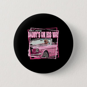 Funny Daddy's Home Trump Pink 2024 Take America CK Ronde Button 5,7 Cm