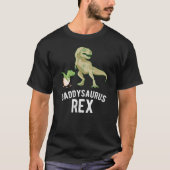 Funny Daddysaurus Rex Shirt Vaderdag Gift Idea (Voorkant)