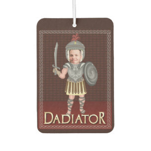 Funny Dadiator Vaderdag   Aangepaste foto voor vad Luchtverfrisser