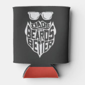 FUNNY DADS WITH BEARDS ARE BETTER FATHERS DAY BLIKJESKOELER (Voorkant)