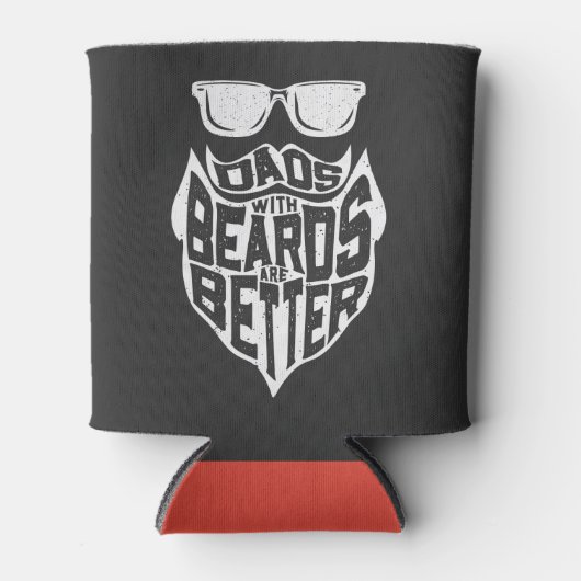 FUNNY DADS WITH BEARDS ARE BETTER FATHERS DAY BLIKJESKOELER (Voorkant)