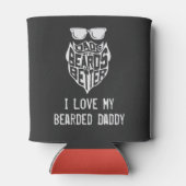 FUNNY DADS WITH BEARDS ARE BETTER FATHERS DAY BLIKJESKOELER (Achterkant)