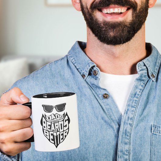 FUNNY DADS WITH BEARDS ARE BETTER FATHERS DAY MOK