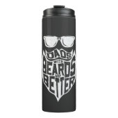 FUNNY DADS WITH BEARDS ARE BETTER FATHERS DAY THERMOSBEKER (Voorkant)