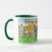 Funny Dairy Farmer sur ferme Open Day Mug (Gauche)