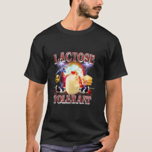 Funny Dairy Lactose Tolerant Meme Koeien Boerderij T-shirt