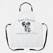 Funny Dalmatian Dog Business Schort (Voorkant)