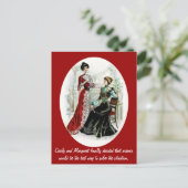 Funny Dames Briefkaart (Staand voorkant)