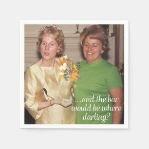 Funny Dames Cocktail Napkins Servetten