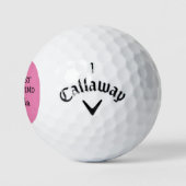 Funny Dames verliezen Golf Balls Golfballen (Logo)