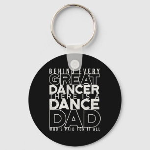 Funny Dance Dad Shirt Trotse danser Dancing Proud Sleutelhanger