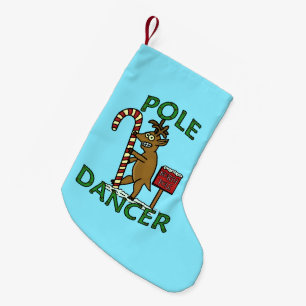 Funny Dancer Kerstreindeer Pun Kleine Kerstsok