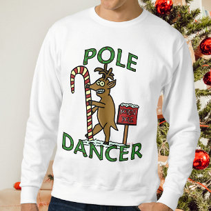 Funny Dancer Kerstreindeer Pun Ugly Trui