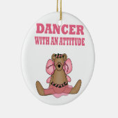 Funny Dancer met houding Keramisch Ornament (Rechts)