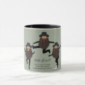 FUNNY Dancing RABBI Personated with Text Mok (Midden)