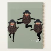 FUNNY Dancing RABBI Personated with Text Planner (Achterkant)
