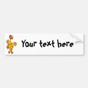 Funny Dancing Rubber Chicken Bumpersticker