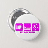 Funny dansen ronde button 5,7 cm (Voorkant /achterkant)