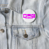 Funny dansen ronde button 5,7 cm (In situ)