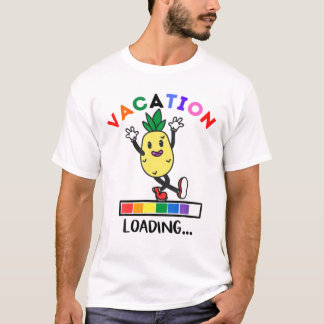 Funny Dansende anananas Vacation Loading Pineappel T-shirt