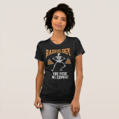 Funny Dansende Skeleton Xray Radiology Humor T-shirt (Voorkant volledig)