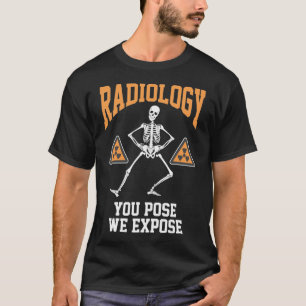 Funny Dansende Skeleton Xray Radiology Humor T-shirt