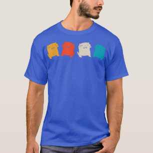 Funny Dansling Cats Disco Cat Meme Retro Party Ca T-shirt