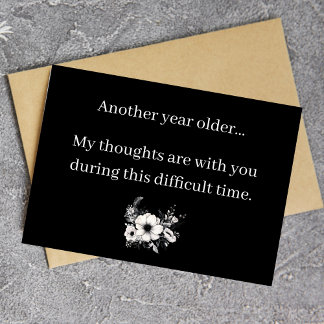 Funny Dark Humor Getting Older Birthday Card Kaart