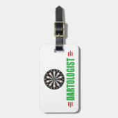 Funny Dart Game Lover Bagagelabel (Voorkant verticaal)