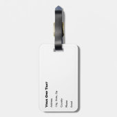 Funny Dart Game Lover Bagagelabel (Achterkant verticaal)
