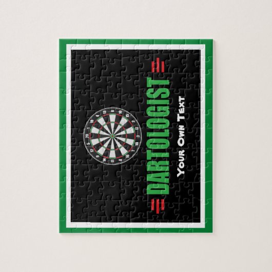Funny Dart Game Lover Legpuzzel (Verticaal)