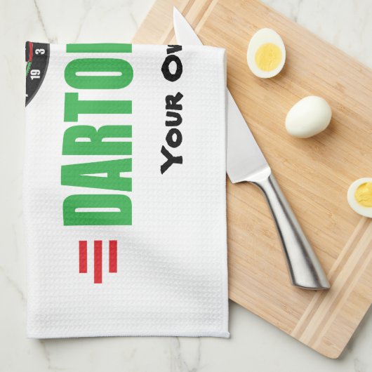 Funny Dart Game Lover Theedoek (Quarter Fold)